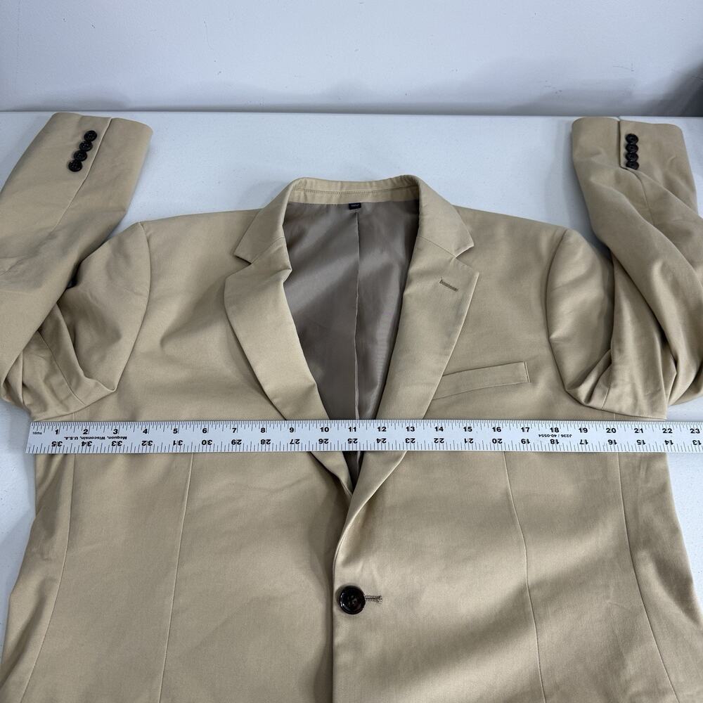 J.Crew Slim-Fit Thompson TruTemp365 Blazer Mens 42R Tan Suit Jacket Sport Coat - Picture 11 of 15